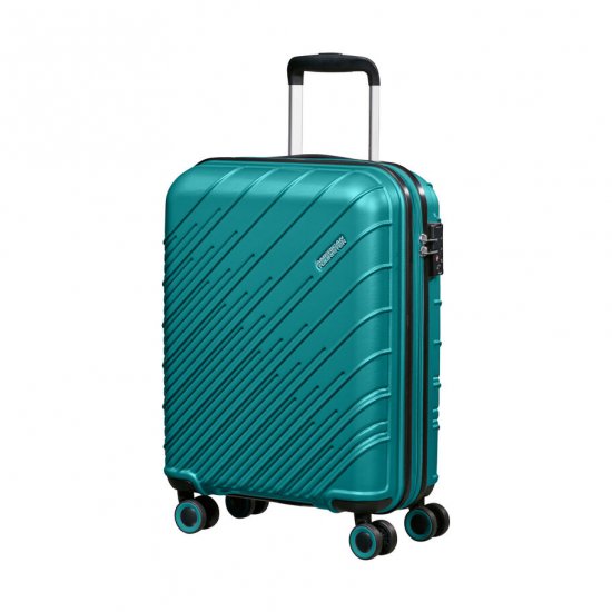 AMERICAN TOURISTER SPEEDSTAR SPINNER CARRY-ON | Deep Turquoise - Click Image to Close