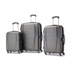 SAMSONITE WINFIELD NXT 3 PIECE SET-Charcoal