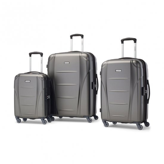 SAMSONITE WINFIELD NXT 3 PIECE SET-Charcoal - Click Image to Close