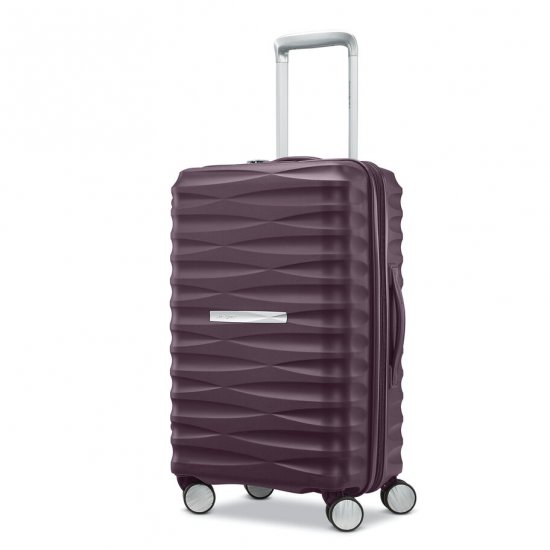 SAMSONITE VOLTAGE DLX SPINNER CARRY-ON | Purple - Click Image to Close