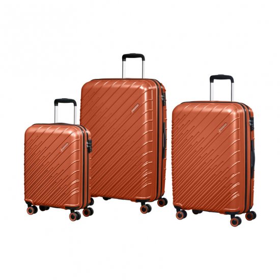 AMERICAN TOURISTER SPEEDSTAR 3 PIECE SET-Copper Orange - Click Image to Close