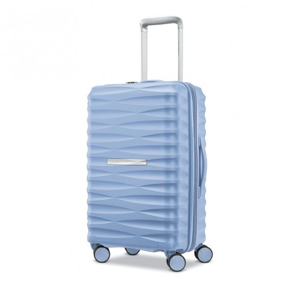 SAMSONITE VOLTAGE DLX SPINNER CARRY-ON | Blue - Click Image to Close