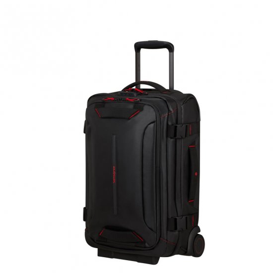 SAMSONITE ECODIVER WHEELED DUFFLE (55/20)-Black - Click Image to Close