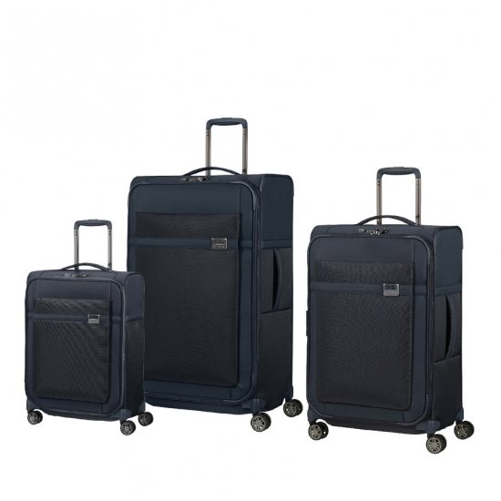 SAMSONITE AIREA 3 PIECE SET-Dark Blue - Click Image to Close