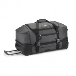 HIGH SIERRA FAIRLEAD COLLECTION 28" DROP BOTTOM DUFFLE-Mercury/Black