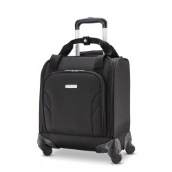 SAMSONITE SPINNER UNDERSEATER W/ USB PORT | Black