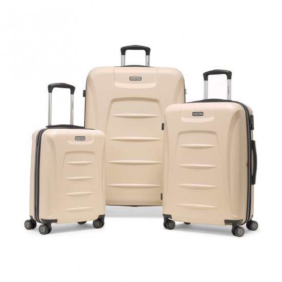 SAMSONITE TRIBUTE PRO 3 PIECE SET-Cream - Click Image to Close