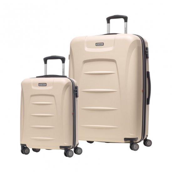 SAMSONITE TRIBUTE PRO 2 PIECE SET-Cream - Click Image to Close