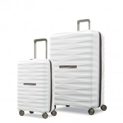 SAMSONITE VOLTAGE DLX 2 PIECE SET-White