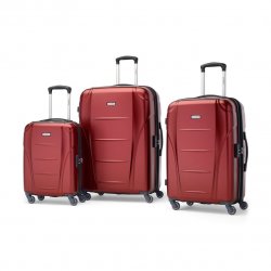 SAMSONITE WINFIELD NXT 3 PIECE SET-Dark Red