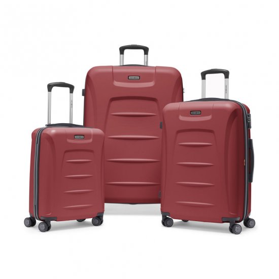 SAMSONITE TRIBUTE PRO 3 PIECE SET-Metallic Red - Click Image to Close