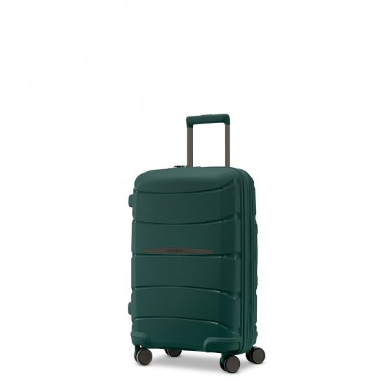 SAMSONITE OUTLINE PRO SPINNER CARRY-ON | Emerald Green - Click Image to Close