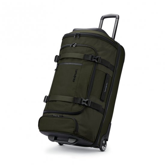 SAMSONITE DETOUR MEDIUM JOURNEY WHEELED DUFFLE-Olive - Click Image to Close